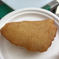 Fried calzone filled with mozzarella and ricotta cheese at Bottega di Rosaria in Siena