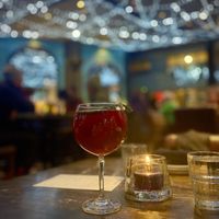 Mocktails at the cocktail barr #Veganuary at The Raven Room in Whistler