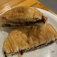 Pain au chocolat vegano  at Cupping Café in Sao Paulo