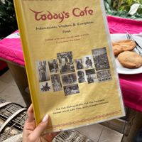   at Today's Cafe in Samosir