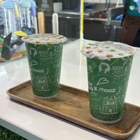 Taro bubble tea  at ZenZoo in Barcelona