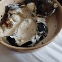Aubergine tahini at Cult of Pita in Porto