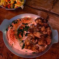 Hummus de coliflor at Cult of Pita in Porto