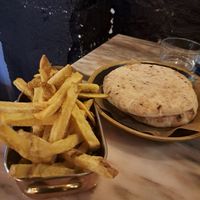 Pita and hand cut fries at Cult of Pita in Porto