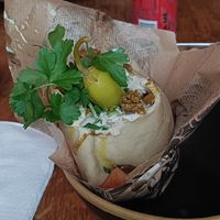 Pita con seitan at Cult of Pita in Porto