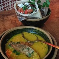 Pita con feta cheese at Cult of Pita in Porto