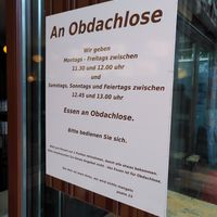 Free food for homeless people at Asiahub Wandsbek in Hamburg