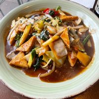 Gebratener Tofu (+ Reis nicht aufm Bild)  at Asiahub Wandsbek in Hamburg