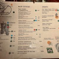 Menu  at Radost Fina Kuhinjica in Belgrade