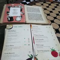 The menu at Radost Fina Kuhinjica in Belgrade