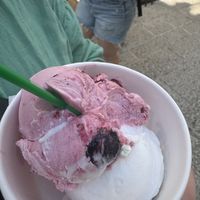 Cherry and lemon   at I Love Gelato in Mostar