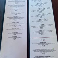 Menu at Burma Choice in San Jose