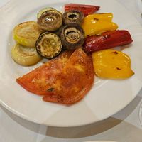 Grilled veggies at Hotel Jezero in Plitvicka Jezera