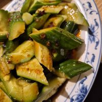 Smashed chili cucumber at Dump Ling in Berlin