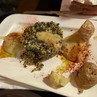 Timbal de lentejas y verduras at Restaurante Mora Nuei in Ainsa