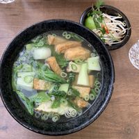 Vegan Pho with sprouts   at UKitchen in Hamburg