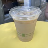 Oat latte  at Onda Origins in Seattle