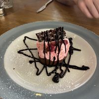 raspberry choc torte  at Saint Pauls House  in Birmingham