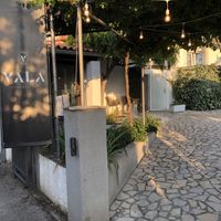 The entrance is just off the main road  at VALA in Fazana