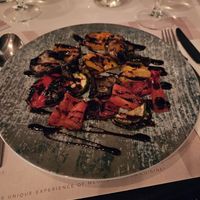 Grilled vegetables at Restaurant Elia Beach in Mykonos