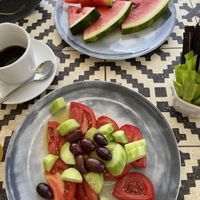From Breakfast buffett  at Restaurant Elia Beach in Mykonos