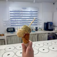   at CAJÚ Gelato in Barcelona