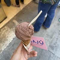   at CAJÚ Gelato in Barcelona