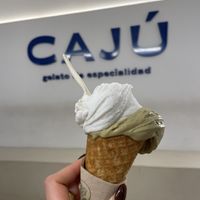   at CAJÚ Gelato in Barcelona