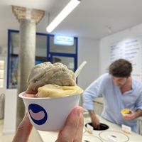   at CAJÚ Gelato in Barcelona