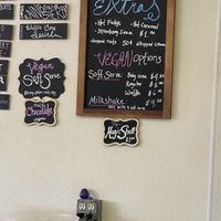 Vegan options  at Sea Breeze Ice Cream and Gifts in Rockaway Beach