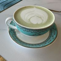 Matcha latte   at Unicorniverse Bakery & Cafe in Round Rock