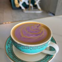 Lavender latte  at Unicorniverse Bakery & Cafe in Round Rock