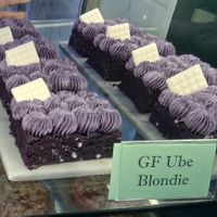 Gluten-free Blondie at Unicorniverse Bakery & Cafe in Round Rock