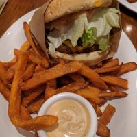 Beyond burger at Veggie Grill - Westwood in West Los Angeles