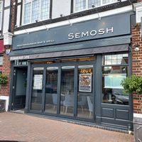 Outside at Semosh in Orpington