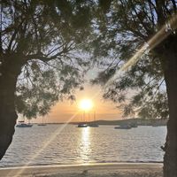 Sunset view  at Bloom - Maybe closed in Paros