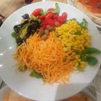 Side salad (its huge!) at Eccellenze della Costiera in Naples