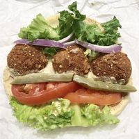 Falafel Sandwich  at Zayna Mediterranean in Tucson