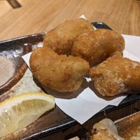 Fried soy 'chicken' at Pariking in Kanazawa