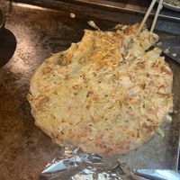 Eggless Okonomiyaki  at Shogetsu Kawaramachi - 将月河原町店 in Kyoto