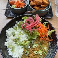 Pumpkin/lentle curryy   at Restaurant Vondel in De Bult