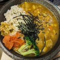 Curry rice - we ordered this by accident by handing over one of the wooden tokens at Shū Shí NánHái 2 舒食男孩 in Chishang