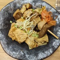 What our tofu was turned into at Shū Shí NánHái 2 舒食男孩 in Chishang