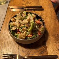 Salat mit Croutons  at Das Ursprung in Stainz