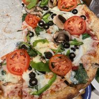 Vegan pizza   at Mellow Mushroom in Cary