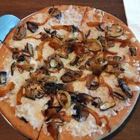 Holy shiitake pie made vegan!  at Mellow Mushroom in Cary