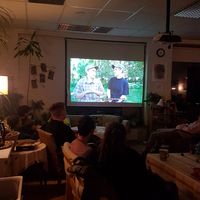 Film screening at Kafe Schuckert in Dals Langed