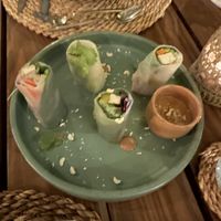 Summer rolls (vegan)  at Nicole's Greenhouse in Hurghada