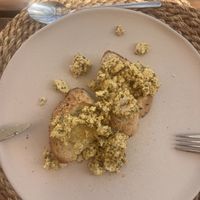 Scrambled tofu   at Nicole's Greenhouse in Hurghada