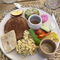 Breakfast buffet selection   at Nicole's Greenhouse in Hurghada